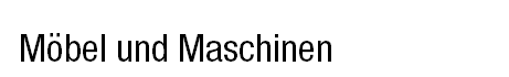 Logo Website Möbel und Maschinen